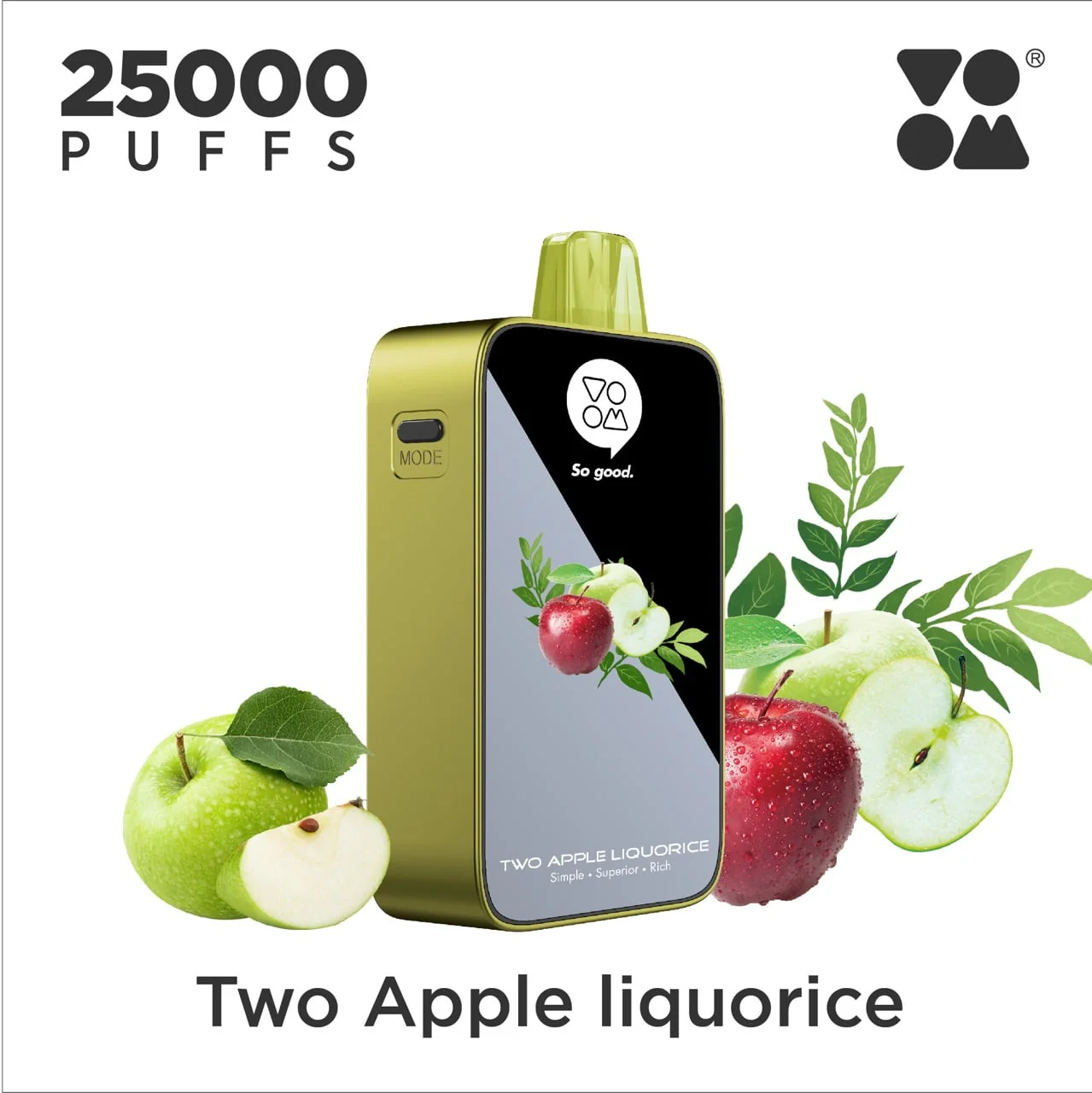 TWO APPLE LIQUORICE